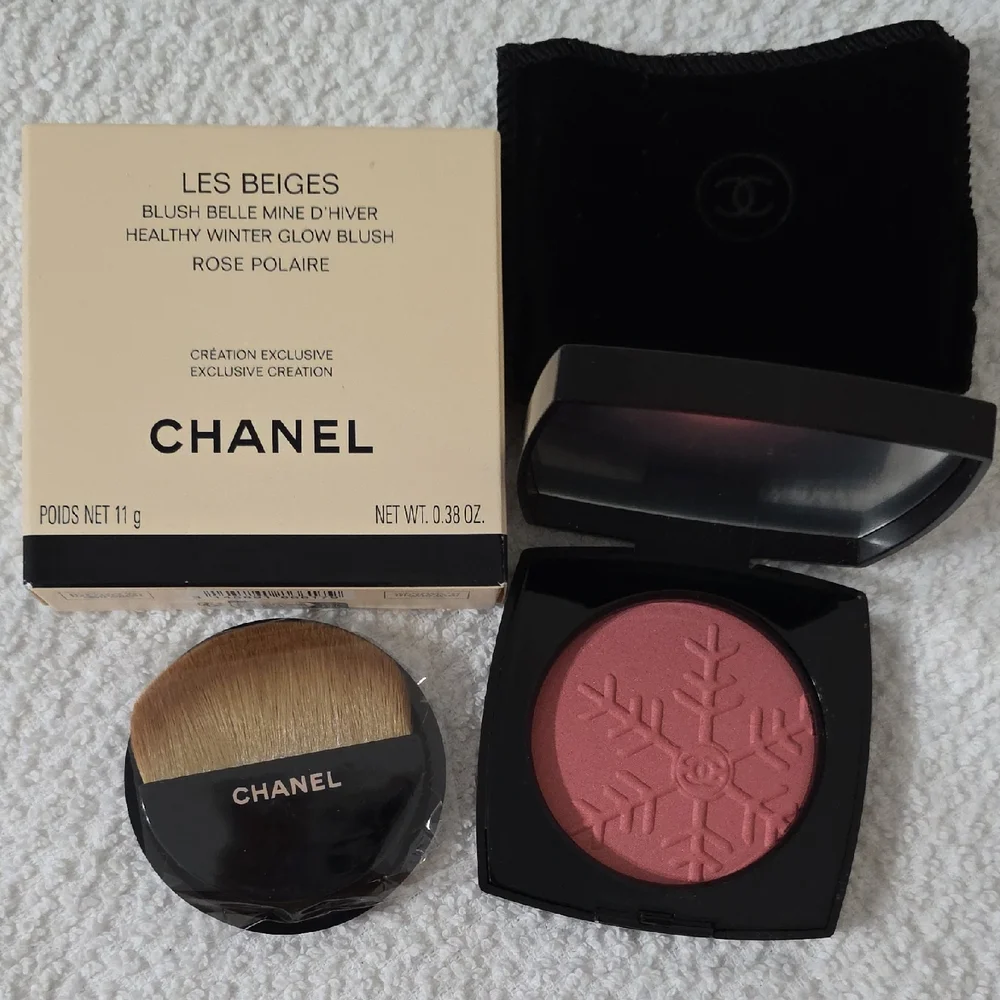 NEW~ CHANEL Les Beiges Healthy Winter Glow Blush~ Rose Polaire